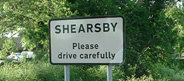 Shearsby Road sign