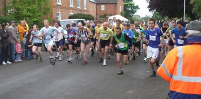 cross country race start