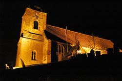 Church at night